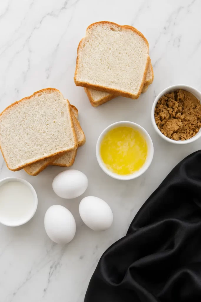 Air Fryer French Toast Sticks Ingredients