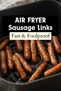 Air Fryer Sausage Links Breakfast Recipe