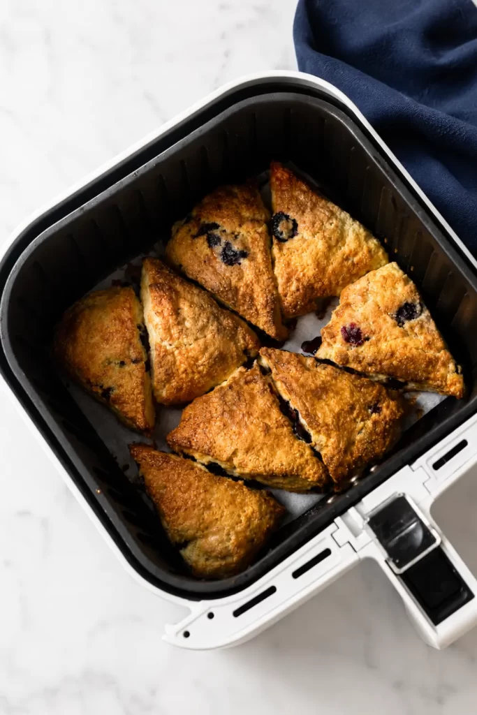 Air Fried Blueberry Scones