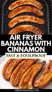 Air Fryer Bananas with Cinnamon Sugar Recipe