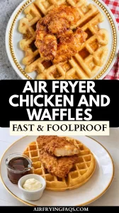 Easy Air Fryer Chicken and Waffles Healthy Recipe