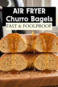 Easy Air Fryer Churro Bagels Recipe