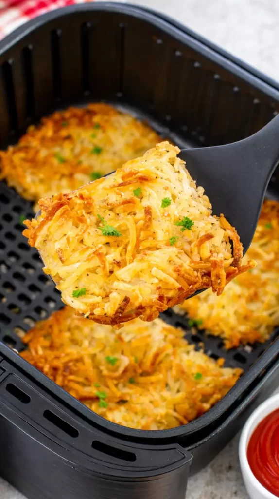 Easy Air Fryer Frozen Hash Browns