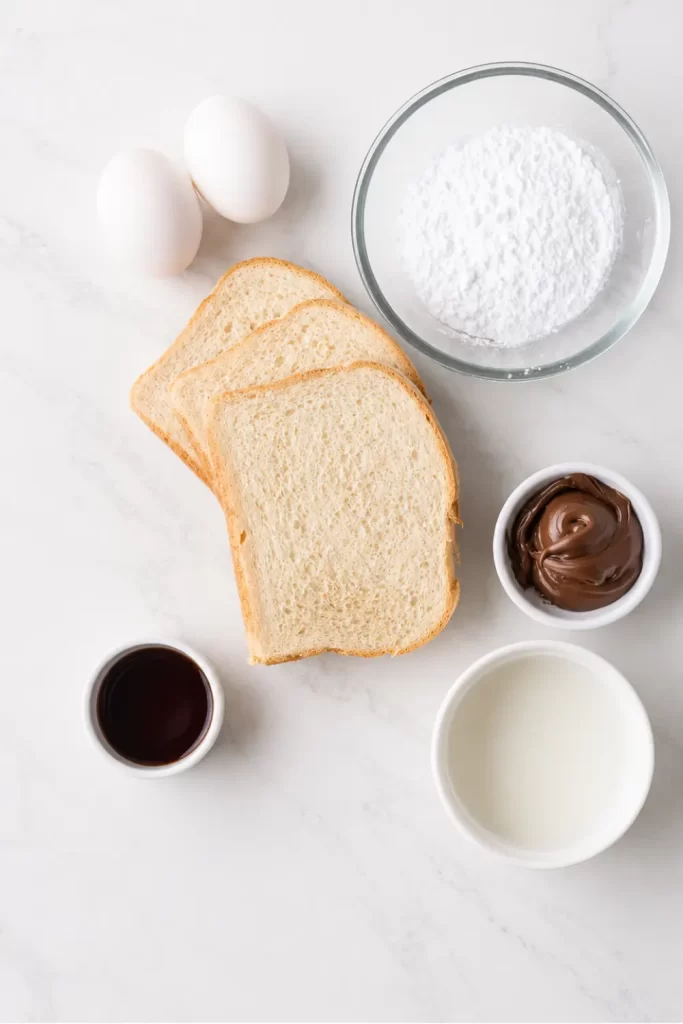 French Toast Roll Ups Ingredients