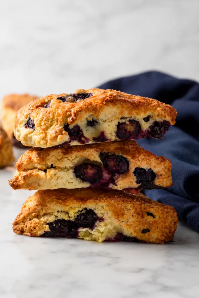 Homemade Air Fryer Blueberry Scones