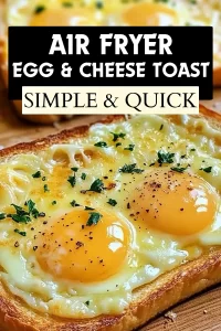 How to Cook Cheese and Egg Toast in Air Fryer Delicious Breakfast Delight
