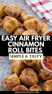 How to Make Cinnamon Roll Bites in Air Fryer