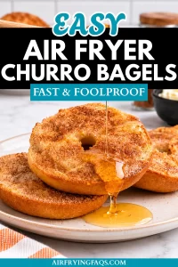 Simple Easy Air Fryer Churro Bagels Recipe