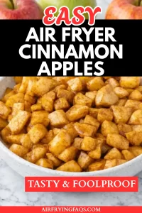 Easy Air Fryer Cinnamon Apples Recipe