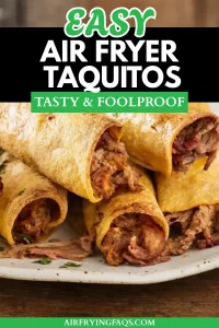 Simple Easy Breakfast Taquitos Air Fryer Recipe