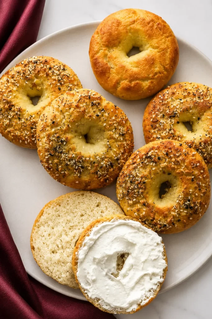 how to make air fryer bagels from scratch at home