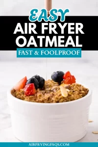 Simple Easy Air Fryer Oatmeal Healthy Breakfast Recipe