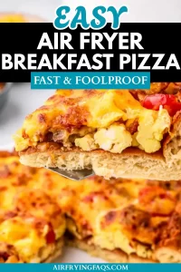 Simple Healthy Easy Air Fryer Breakfast Pizza Recipe