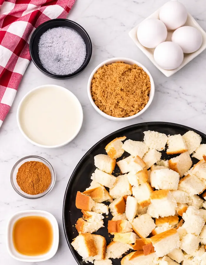 Air Fryer Cinnamon French Toast Bites Ingredients
