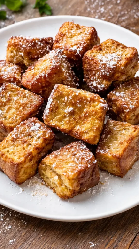 Air Fryer French Toast Bites Recipe