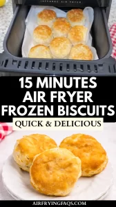 Easy 15 Minutes Air Fryer Frozen Biscuits Recipe