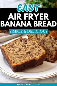 Easy Air Fryer Banana Bread Healthy Recipe