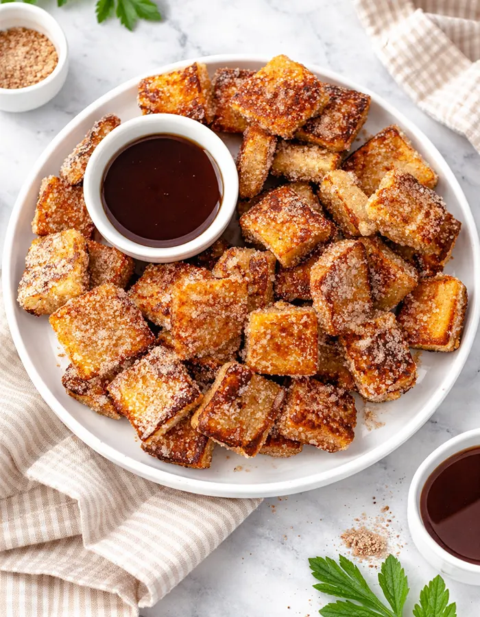 Easy Air Fryer Cinnamon French Toast Bites
