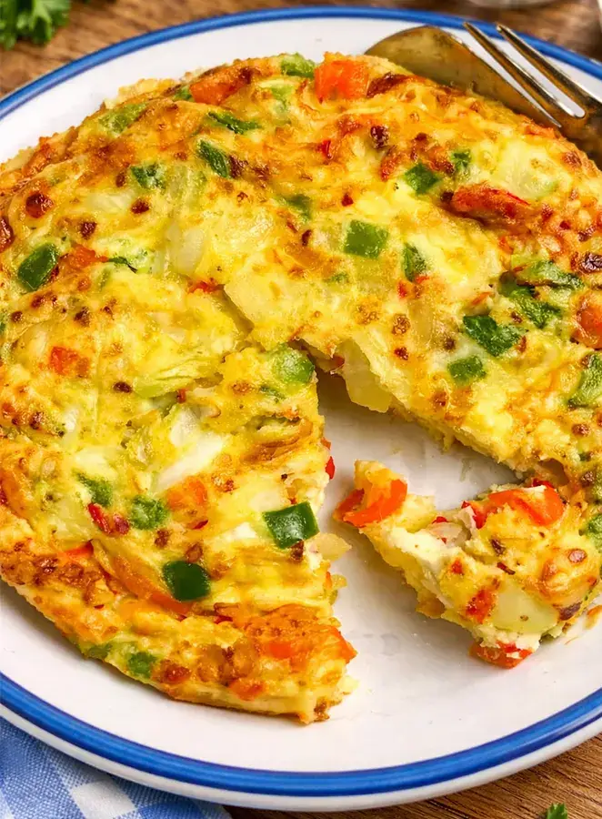 easy breakfast air fryer omelette recipe