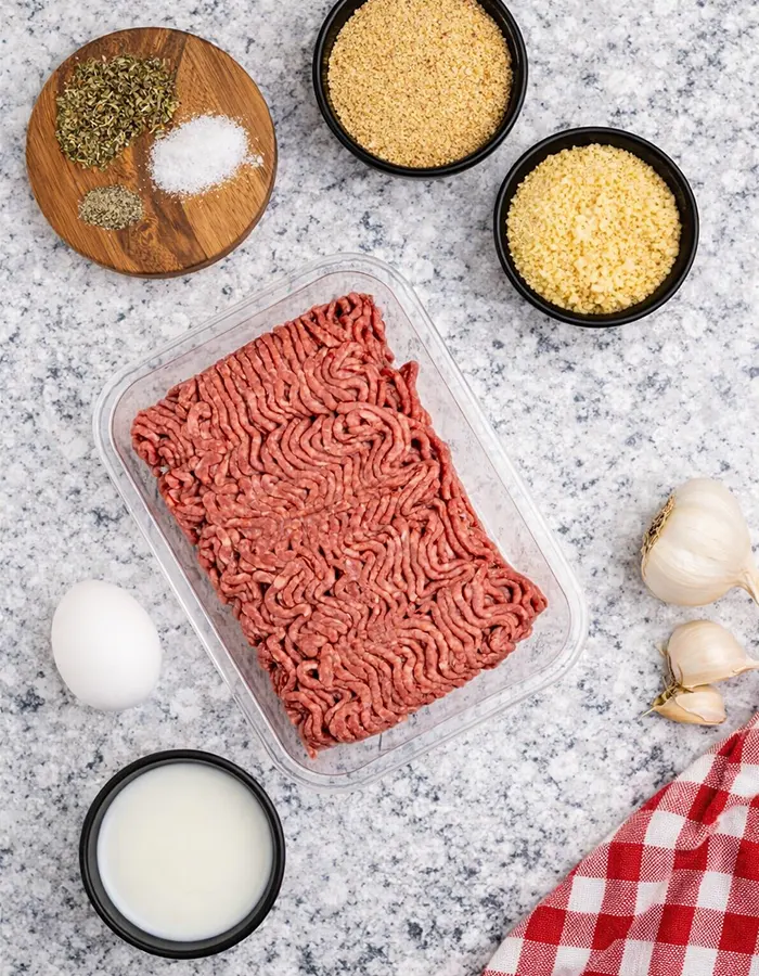 Air Fryer Meatballs Ingredients