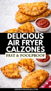 Easy Air Fryer Calzone with Pizza Dough Recipe