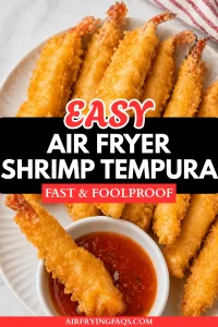Simple Easy Air Fryer Frozen Shrimp Tempura Recipe
