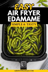 Simple Easy Air Fryer Edamame Snack Recipe