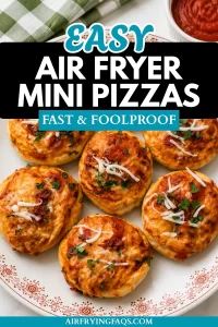 Simple Easy Air Fryer Mini Pizzas Recipe