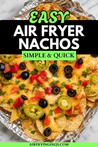 Simple Easy Air Fryer Nachos Recipe