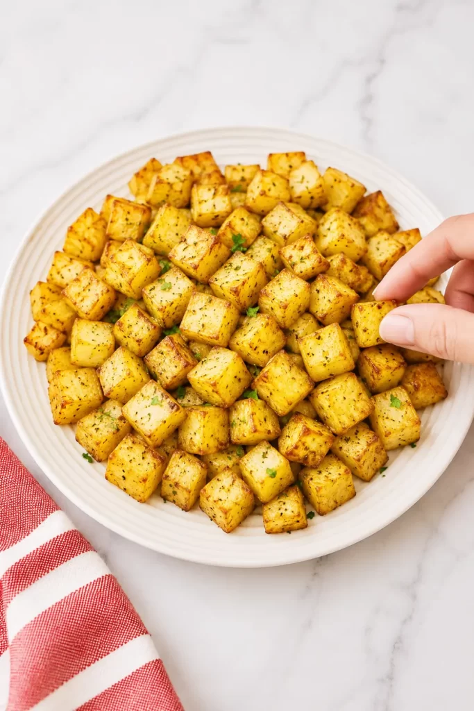 air fryer potato cubes